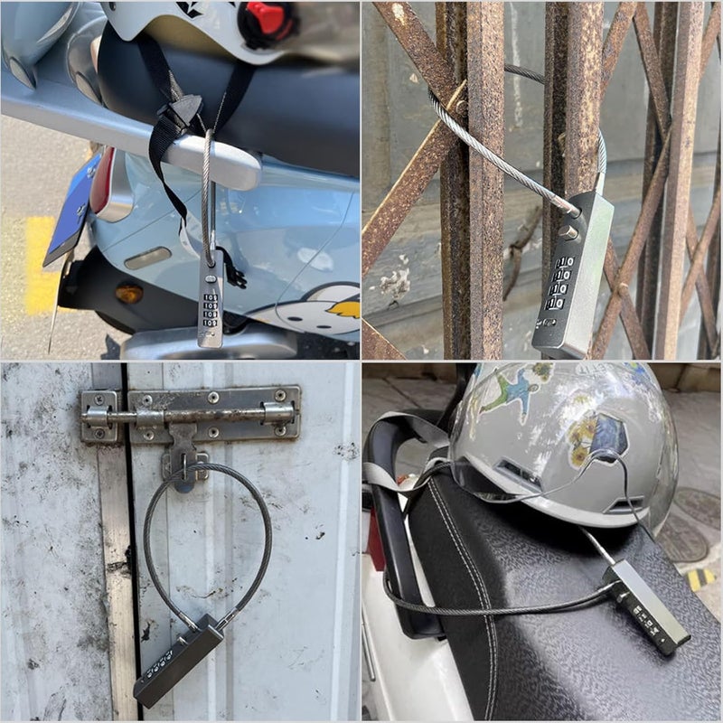 Histure Outdoor Fence Gate Lock Locker - Bike, Cable Chain, Combination Locks - Image 4